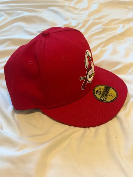New Era Red St. Louis Cardinals 59FIFTY Fitted Cap - Picture 2 of 5